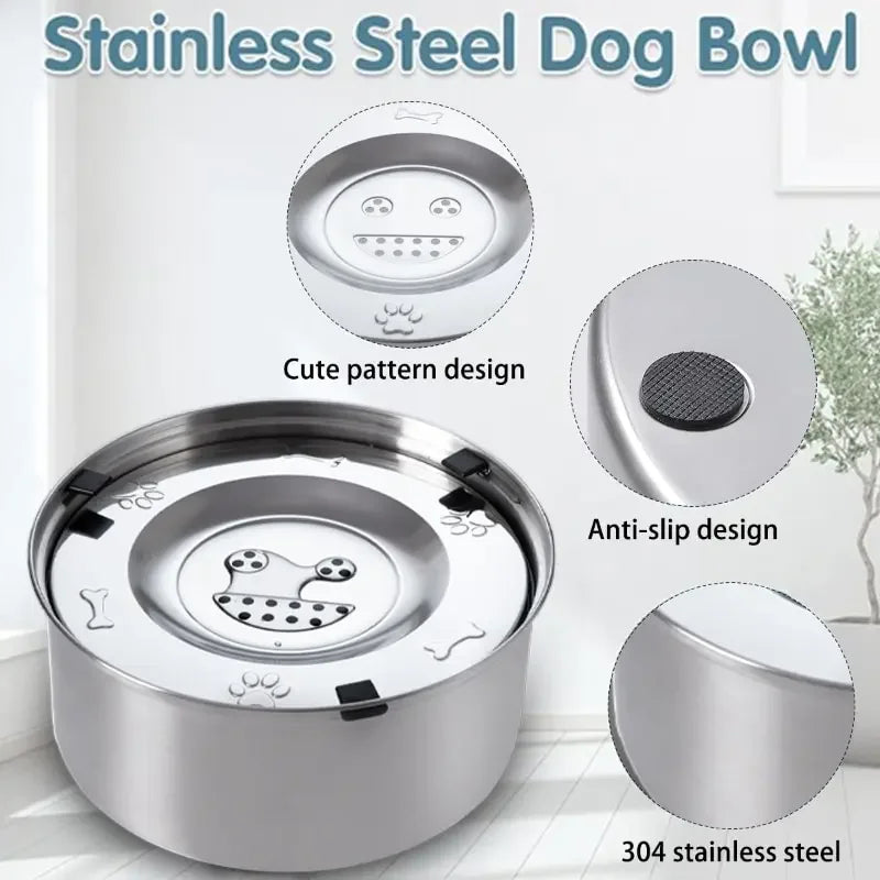 No spill dog bowl